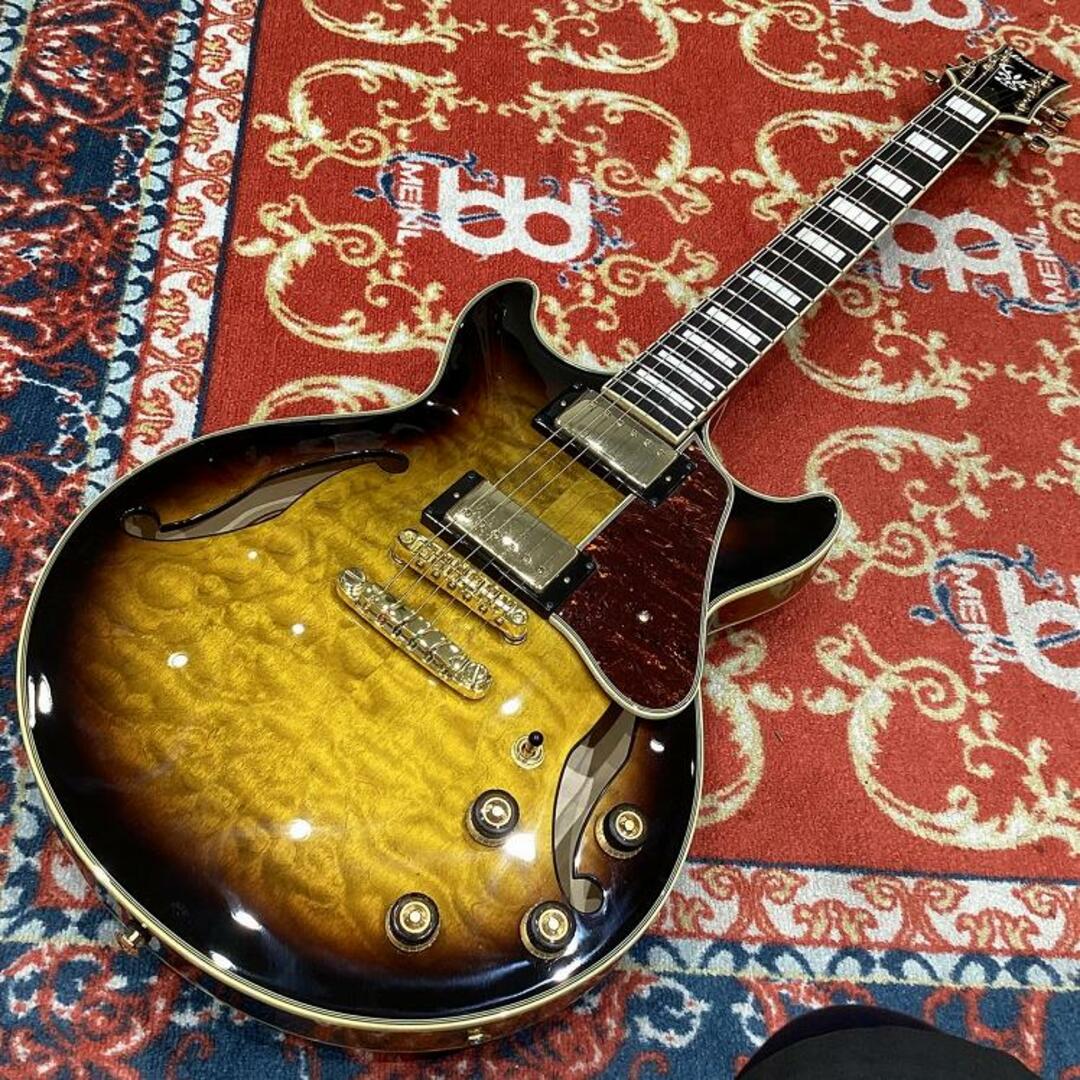 Ibanez（アイバニーズ）/ AM93QM Antique Yellow Sunburst 【現物写真】【USED】【島村楽器独占販売モデル】 【USED】エレクトリックギターセミアコ【イオンモール福岡店】 1