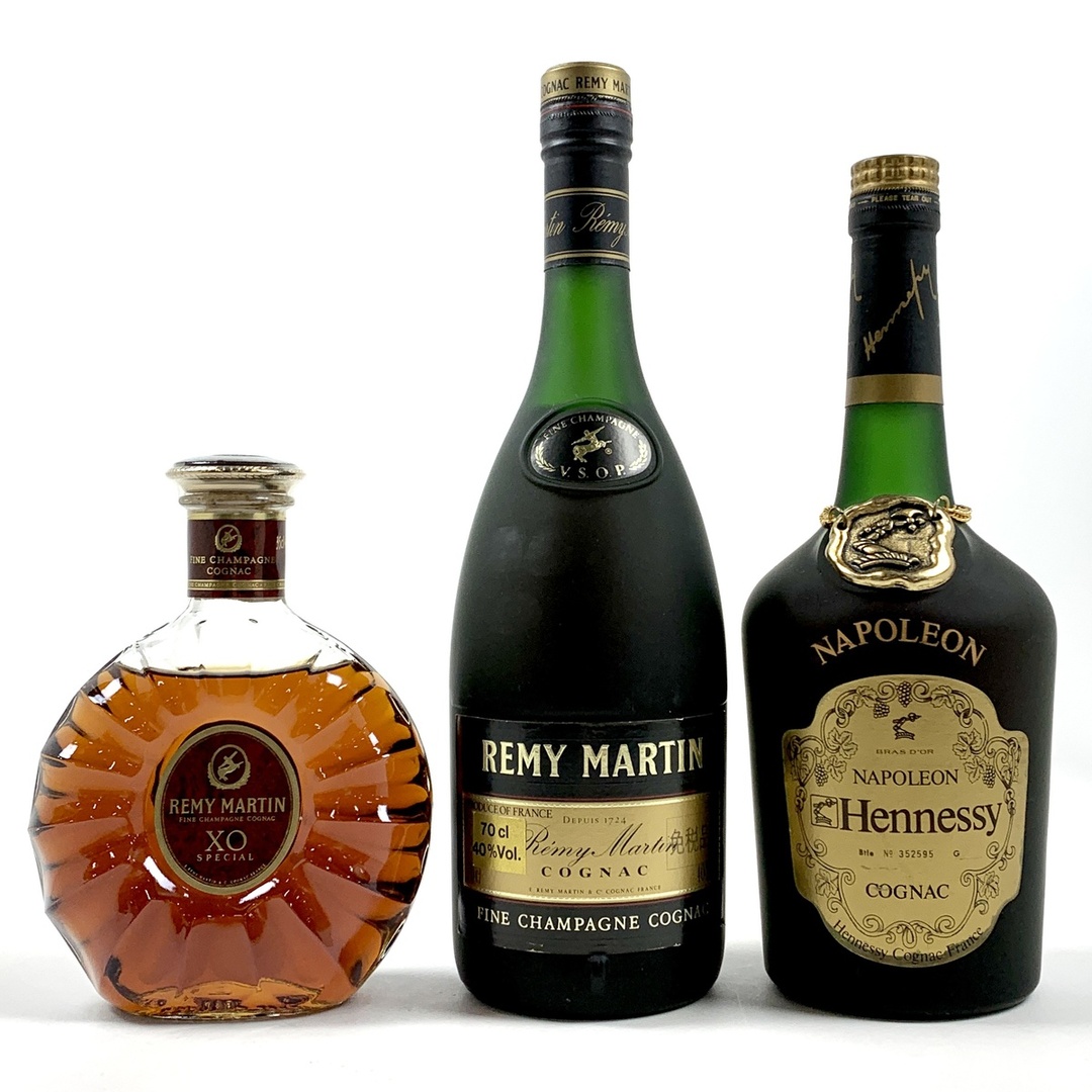 3本 REMY MARTIN Hennessy コニャック-