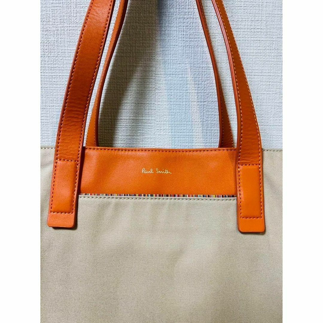 【極美品】Paul Smith コントラストコットンキャンバス トートバッグ