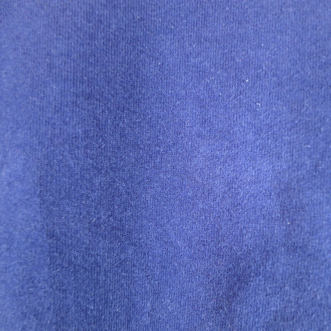 USA製 MUNSINGWEAR 無地スウェット 大きいサイズ 裏起毛 丸首 ブルー (メンズ XXL) 中古 古着 O3070 メンズのトップス(スウェット)の商品写真