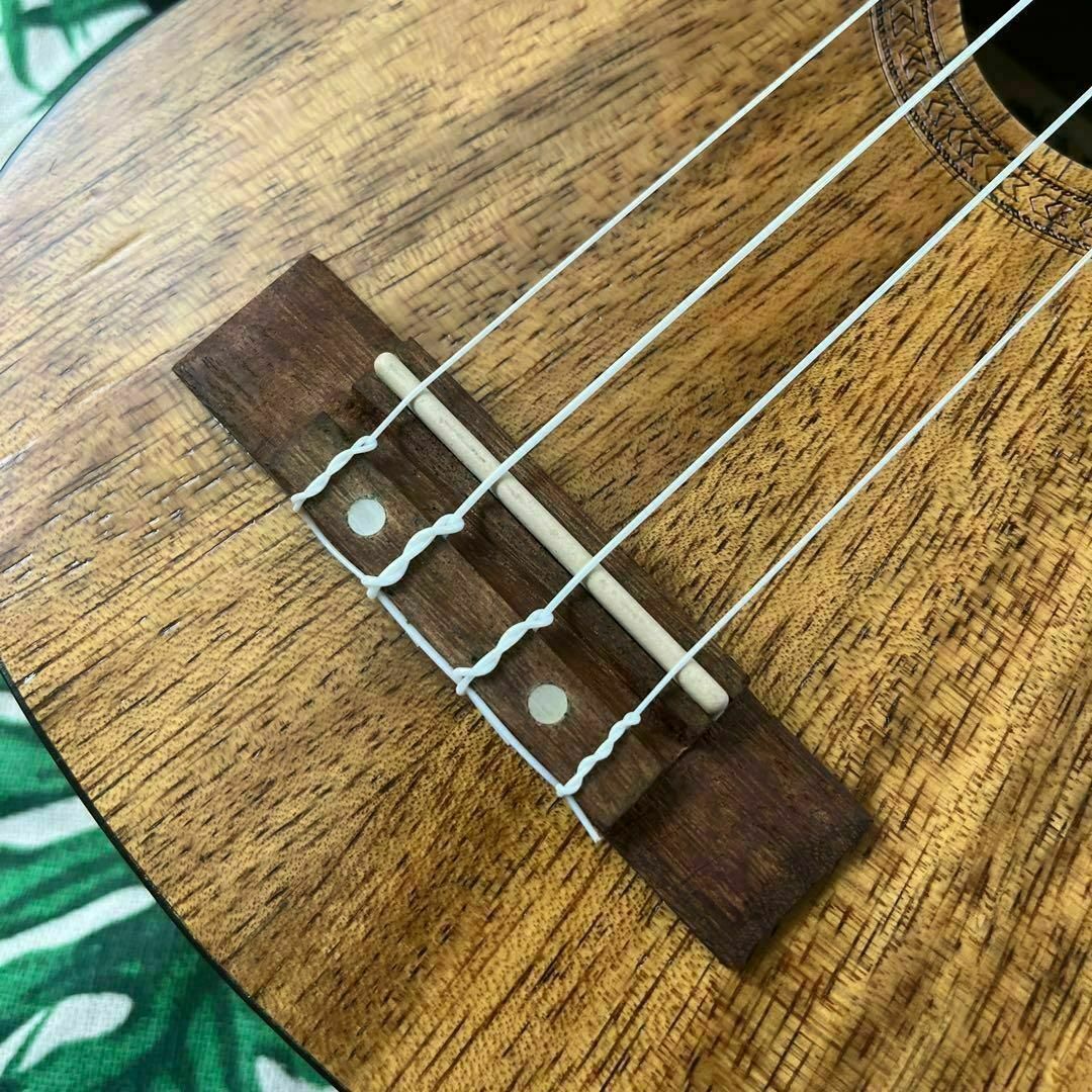 【camwood ukulele】チーク材のエレキ・ソプラノウクレレ【セット付】 2