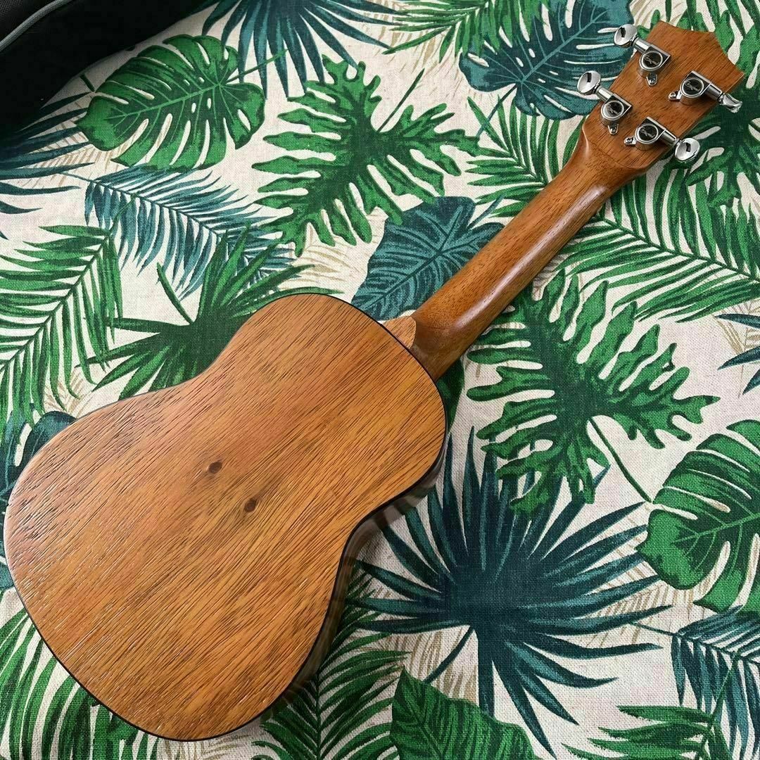 【camwood ukulele】チーク材のエレキ・ソプラノウクレレ【セット付】 6
