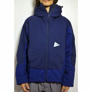 アンドワンダー(and wander)のand wander twill fleece jacket 定価4万700円 (ブルゾン)