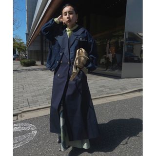 アメリヴィンテージ ネイビー トレンチコート(レディース)の通販 34点