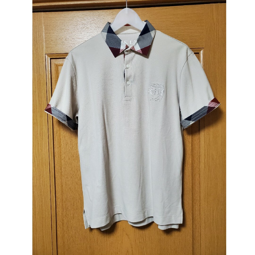 新品】ブラックレーベルクレストブリッジ ポロシャツ ベ M バーバリー 104-