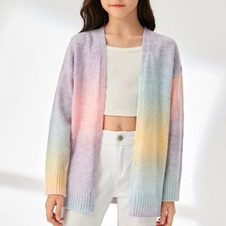 SHEIN Kids カーディガン レインボー 11-12Y(カーディガン)