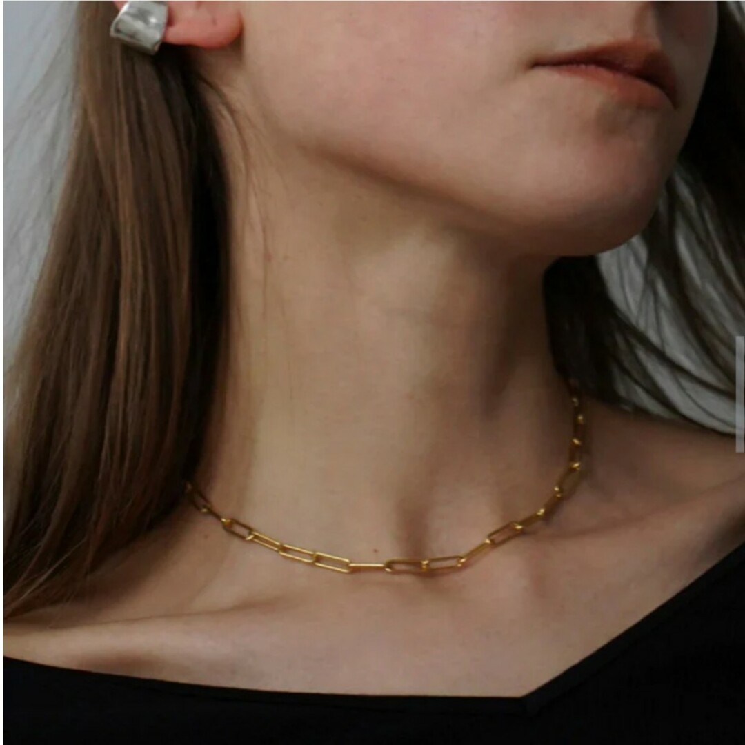 TEN.×CLANE PIN CABLE CHAIN NECKLACE ゴールド-
