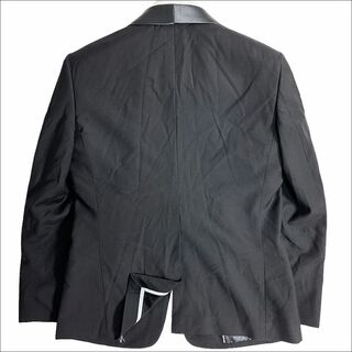 J3120 美品 スーツセレクト サテンショールカラー タキシード 黒 AB4