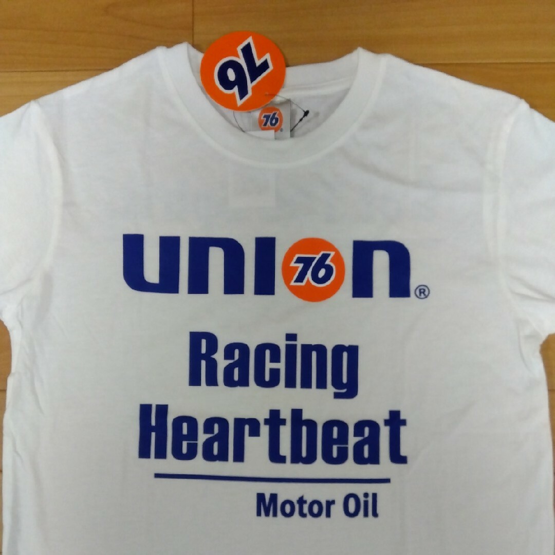 76 Lubricants(セブンティーシックスルブリカンツ)のM　⑥ユニオン76　新品　半袖Tシャツ　白 メンズのトップス(Tシャツ/カットソー(半袖/袖なし))の商品写真