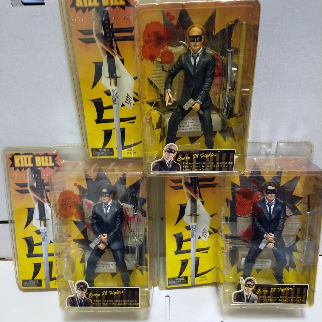 ユマサーモンNECA KILL BILL キル・ビル クレイジー88 フィギュア3体セット