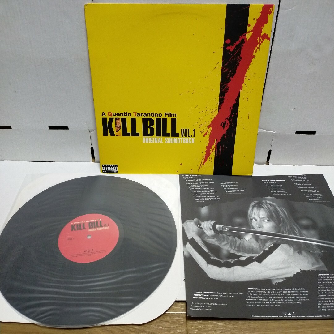 クエンティン・タランティーノ モノ/NECA フィギュア3体&LP4枚セット/