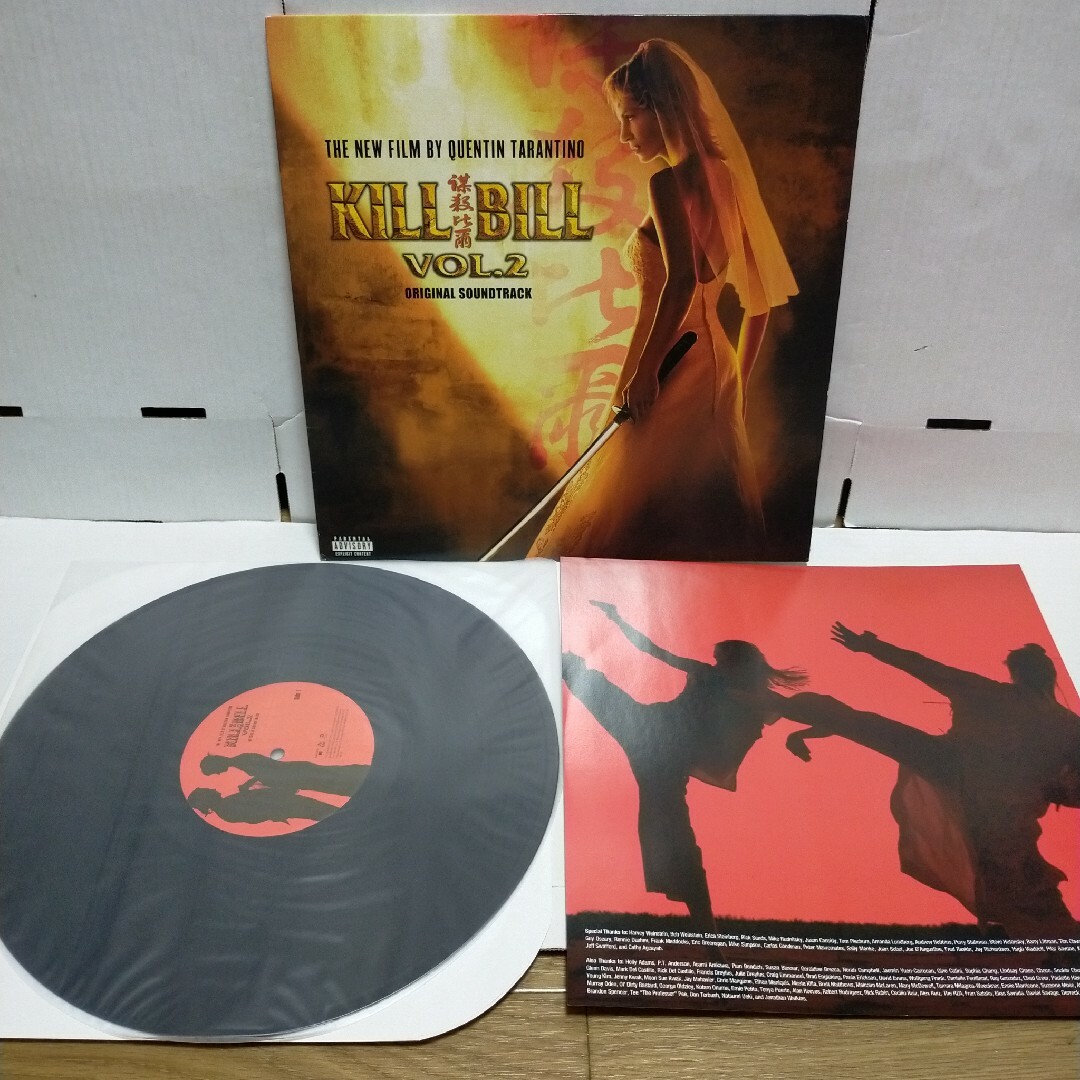 クエンティン・タランティーノ モノ/NECA フィギュア3体&LP4枚セット/