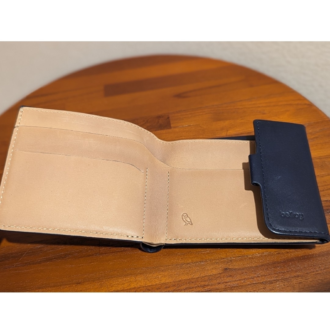 bellroy(ベルロイ)のBellroy ベルロイ コインフォールド Coin fold 二つ折り財布 紺 メンズのファッション小物(折り財布)の商品写真