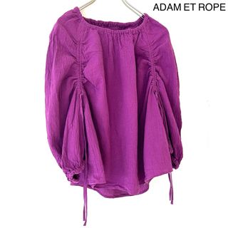 アダムエロぺ(Adam et Rope')の【ADAM ET ROPE】楊柳コットンギャザースリーブブラウス(シャツ/ブラウス(長袖/七分))