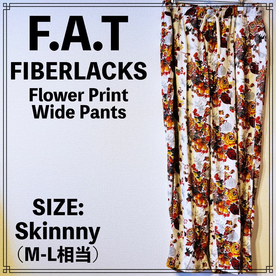 F.A.T. FIBERLACKS FlowerPrint Wide Pants