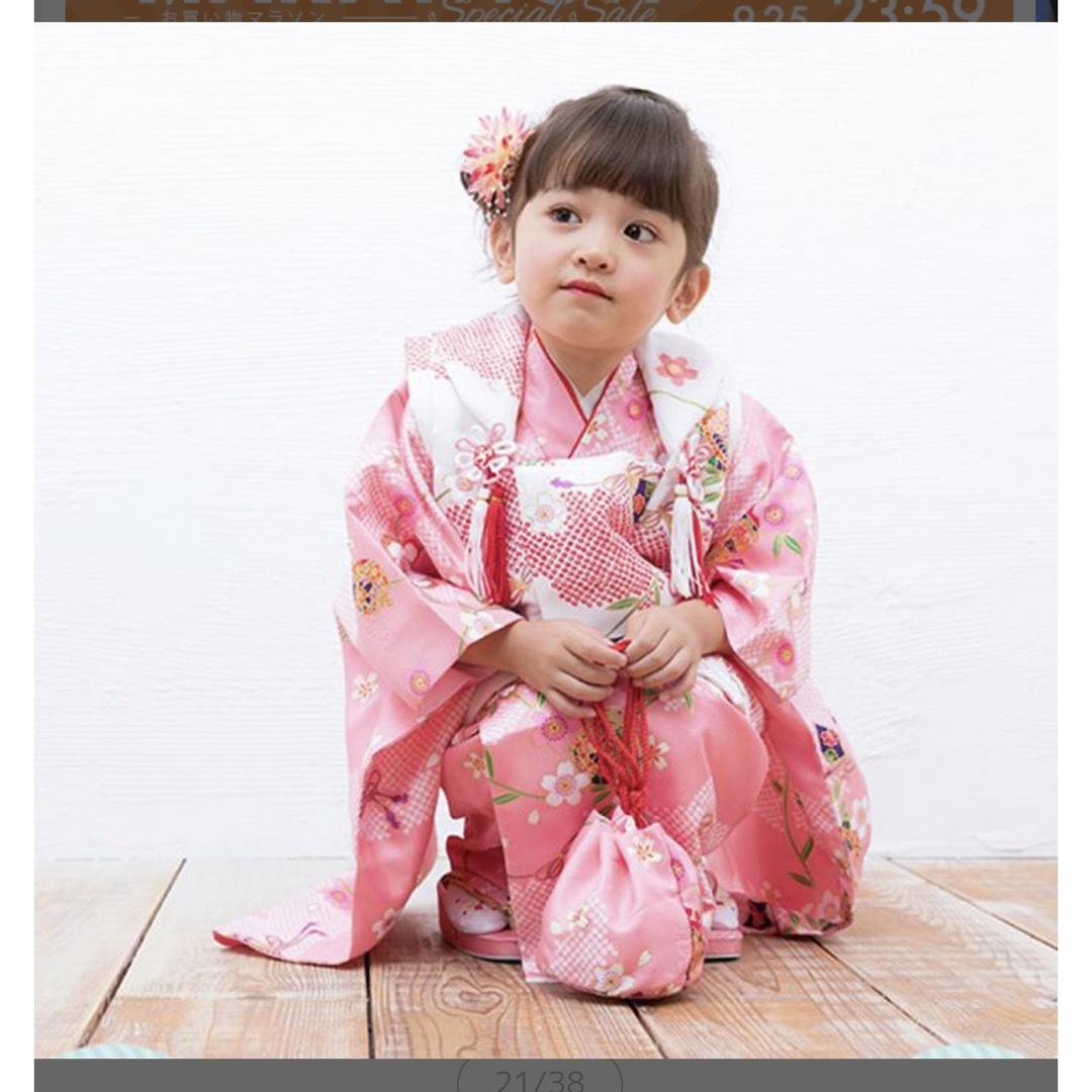 ゆーり様ご専用 七五三 着物 女の子 3歳 試着のみの通販 by kate106's