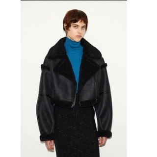 SLY - THROW F/MOUTON CROP ジャケット SLY アウター ムートンの通販