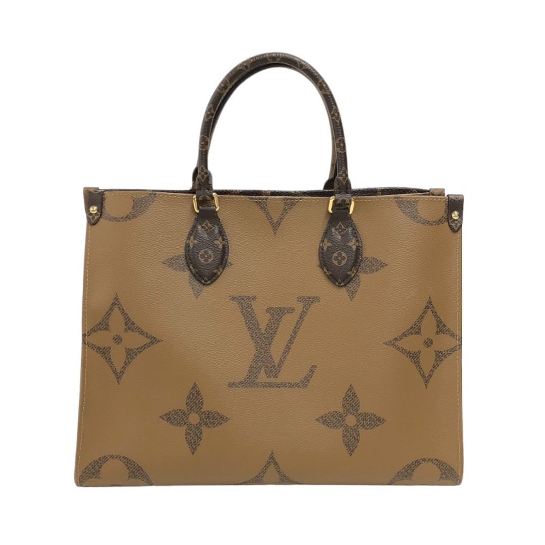 LOUIS VUITTON ルイヴィトン モノグラム ジャイアント オンザゴー MM M45321 トートバッグ ブラウン