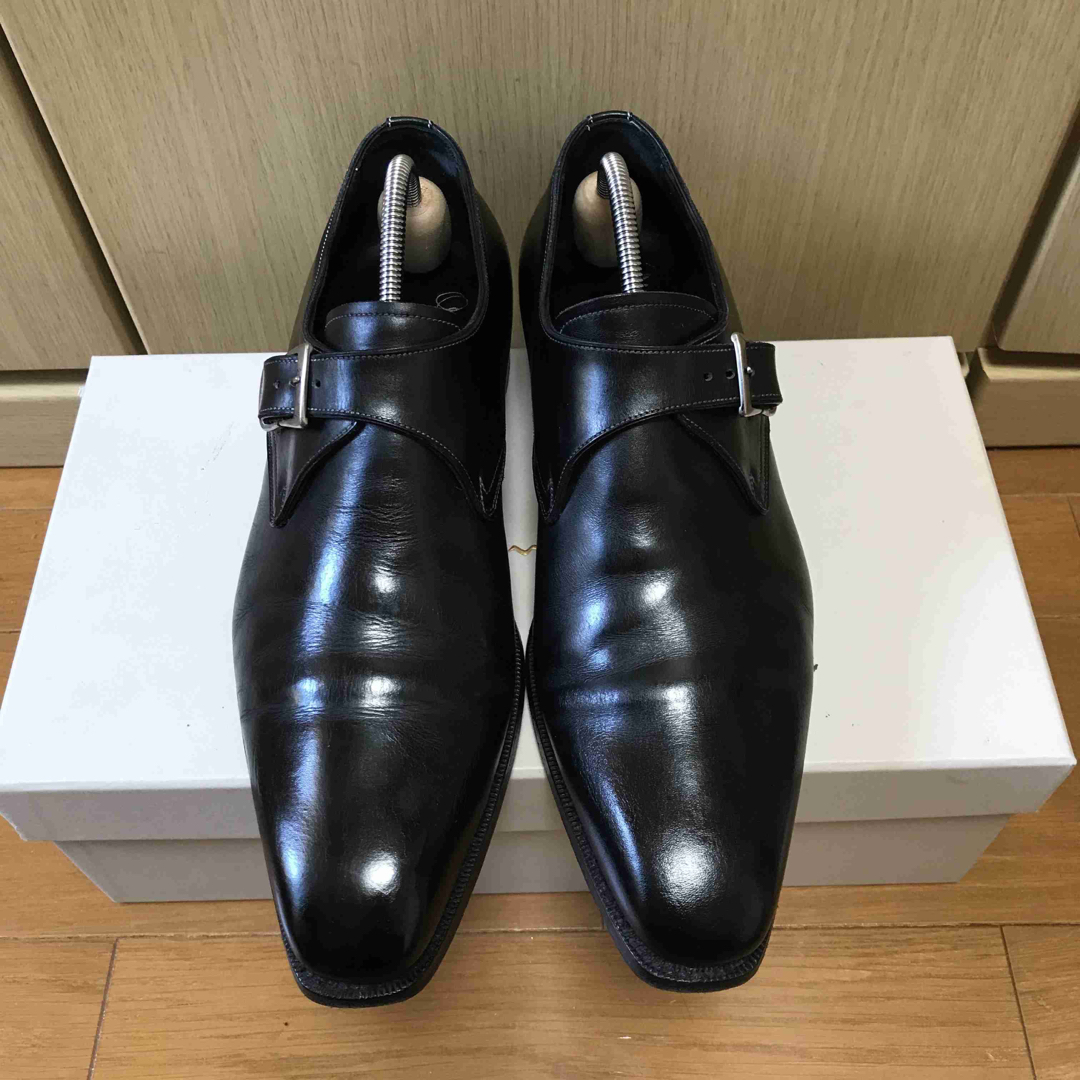 正規別注 SANTONI サントーニ モンクストラップ ドレスシューズドレス/ビジネス