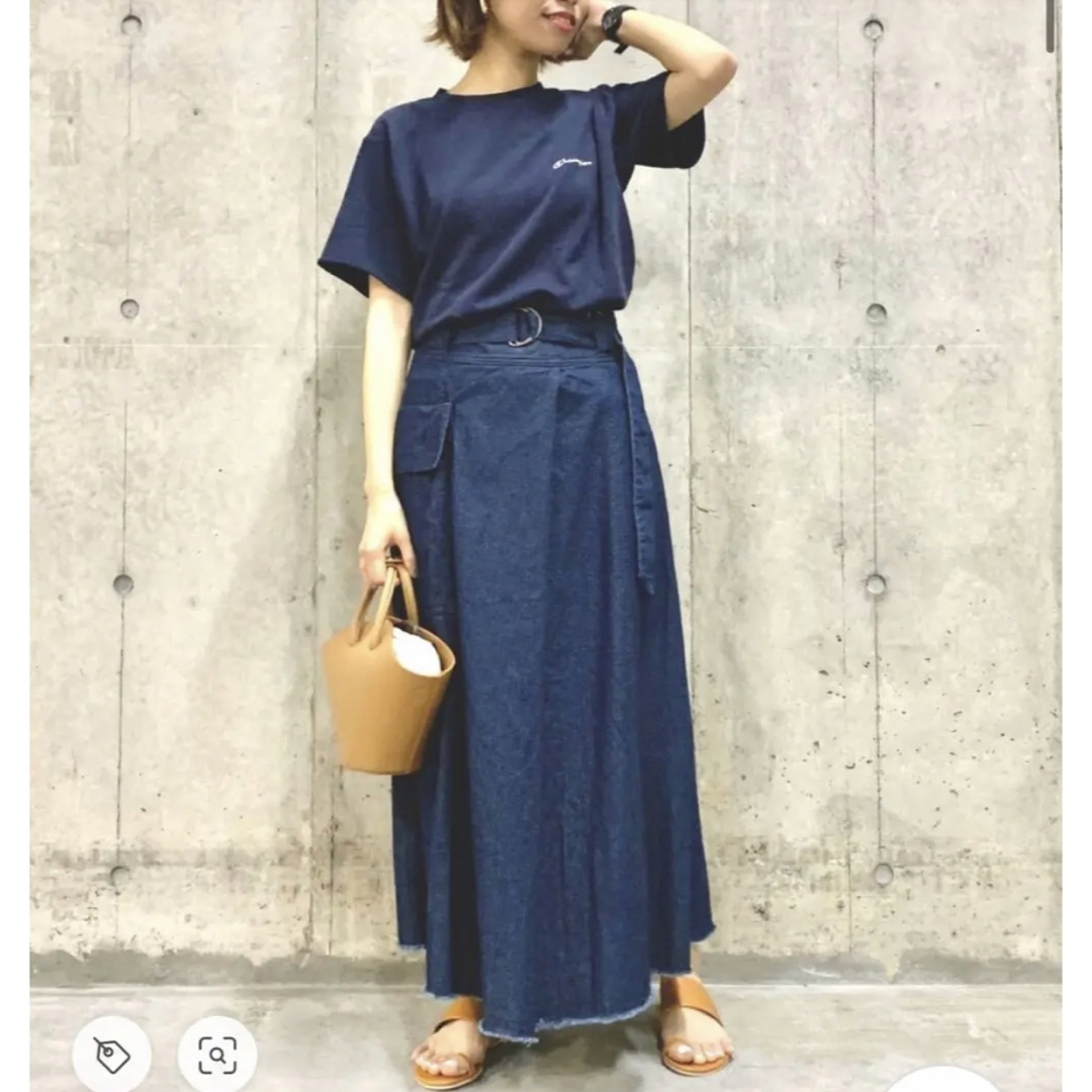【美品】Moname モナーム デニムロングスカート サイズS | フリマアプリ ラクマ