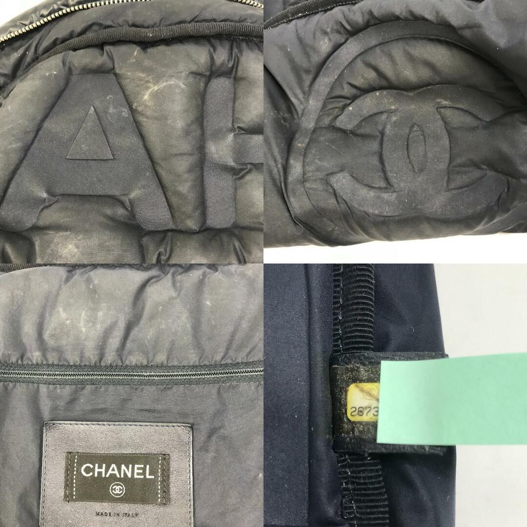 CHANEL(シャネル)のシャネル CHANEL ココネージュ  A57586 ショルダーバッグ カバン ウエストバッグ フリンジ ボディバッグ ナイロン ネイビー レディースのバッグ(ボディバッグ/ウエストポーチ)の商品写真