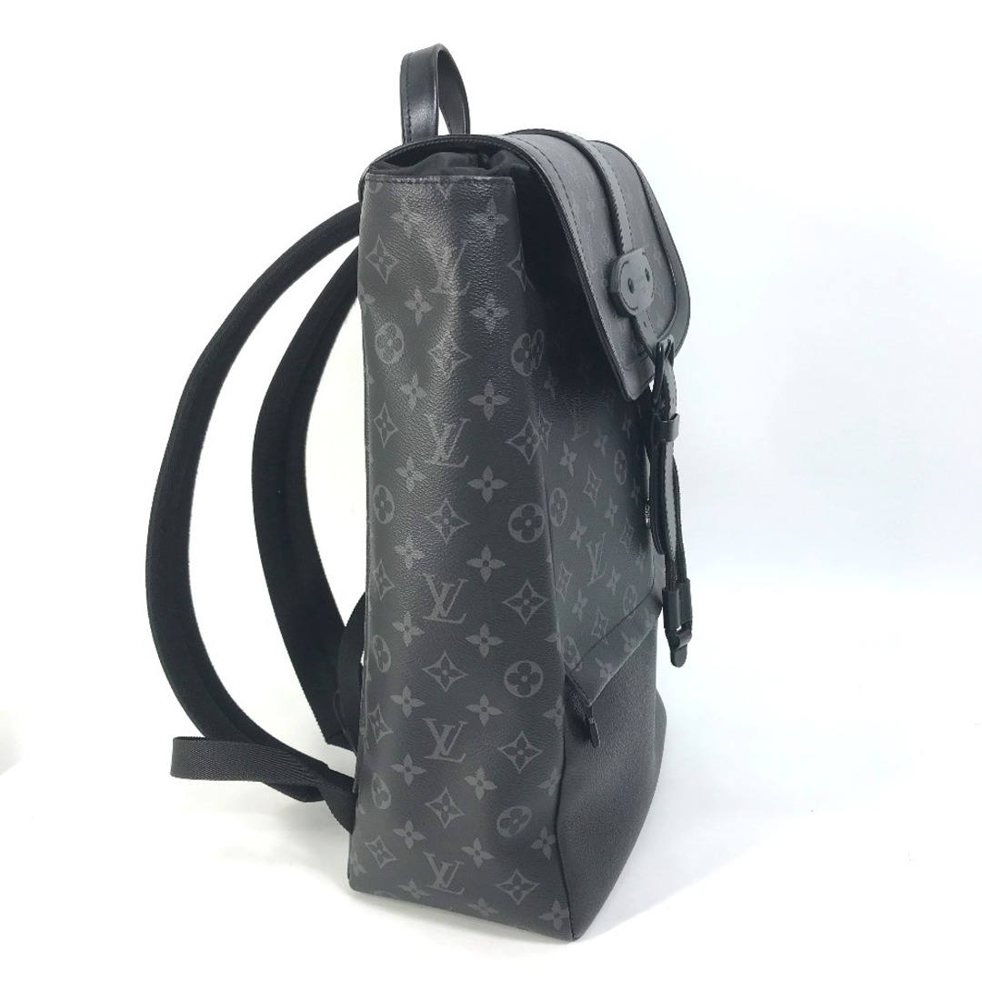 ルイヴィトン LOUIS VUITTON ソミュール バックパック M45913 モノグラム エクリプス  カバン  リュックサック モノグラムエクリプスキャンバス ブラック 美品