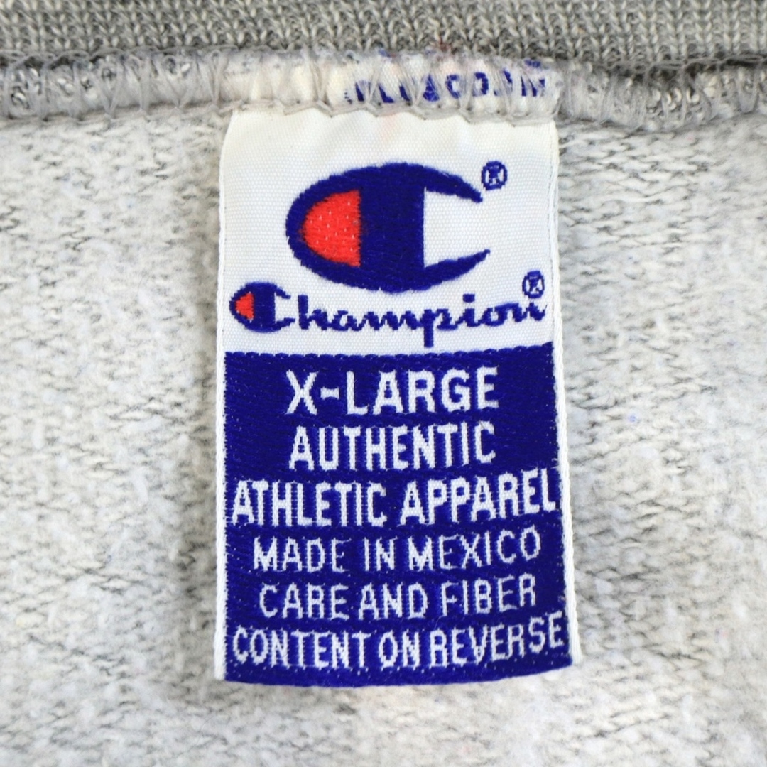 Champion チャンピオン 英文字スウェット アメカジ カジュアル カレッジプリント グレー (メンズ XL)   O3155 9