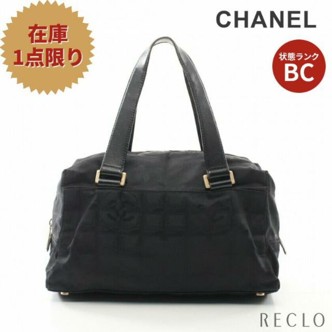 CHANEL(シャネル)のニュートラベルライン ハンドバッグ ミニボストンバッグ ナイロンキャンバス レザー ブラック レディースのバッグ(ハンドバッグ)の商品写真