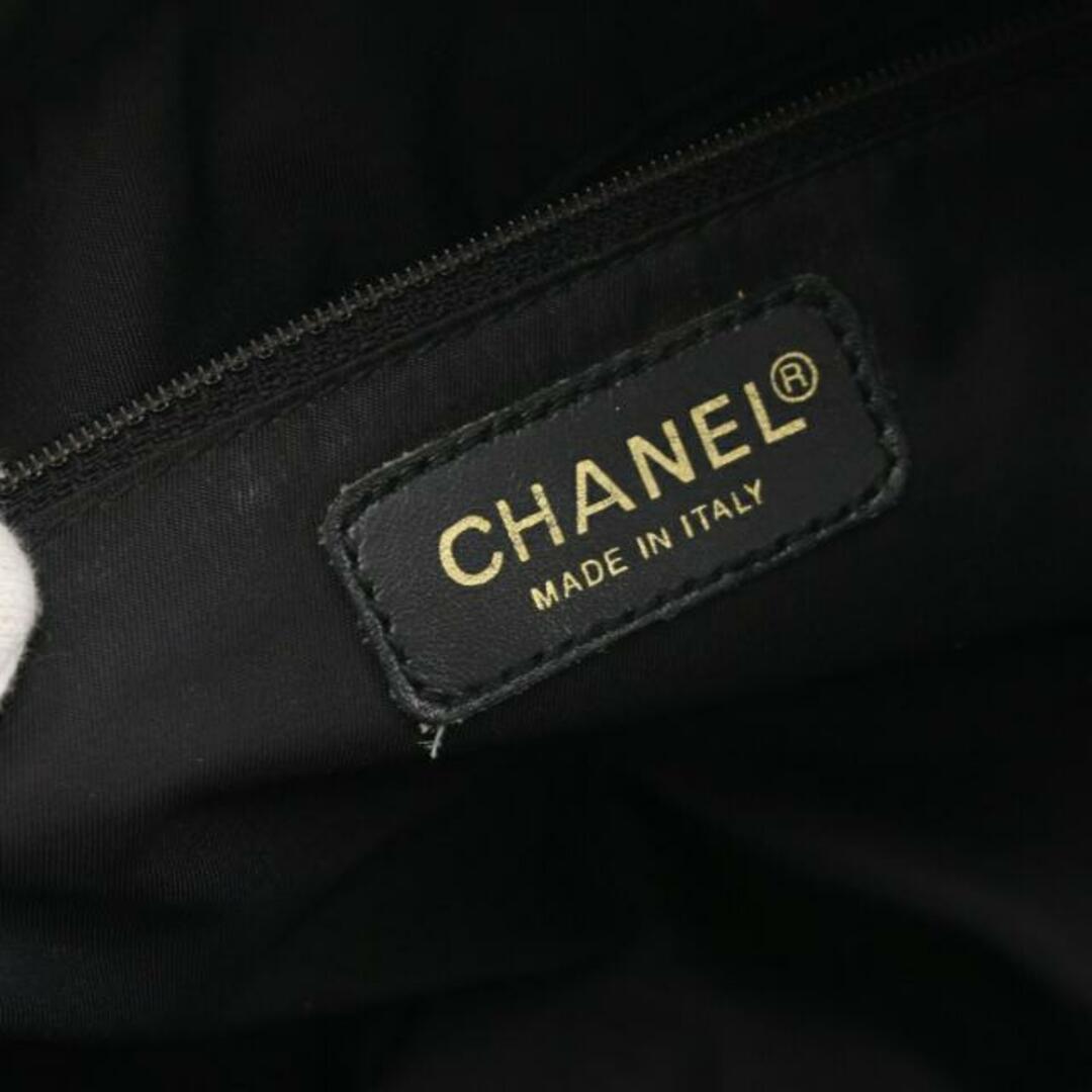 CHANEL(シャネル)のニュートラベルライン ハンドバッグ ミニボストンバッグ ナイロンキャンバス レザー ブラック レディースのバッグ(ハンドバッグ)の商品写真