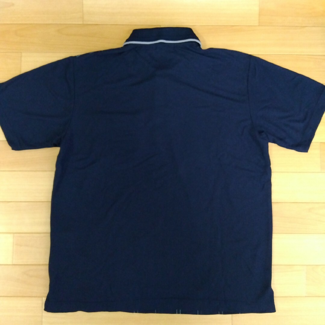 VALENTINO(ヴァレンティノ)のL　クラウディオバレンチノ　新品　半袖ポロシャツ　ゴルフウェア　紺97303 メンズのトップス(ポロシャツ)の商品写真