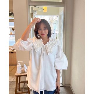 チェスティ(Chesty)のロージーモンスター　standing frill collar blouse(シャツ/ブラウス(長袖/七分))