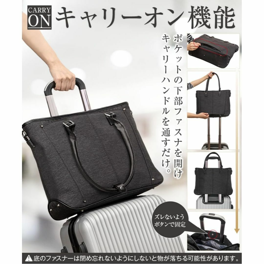 【色: モクブラック112】ABIBA ビジネスバッグ トートバッグ メンズ ビ