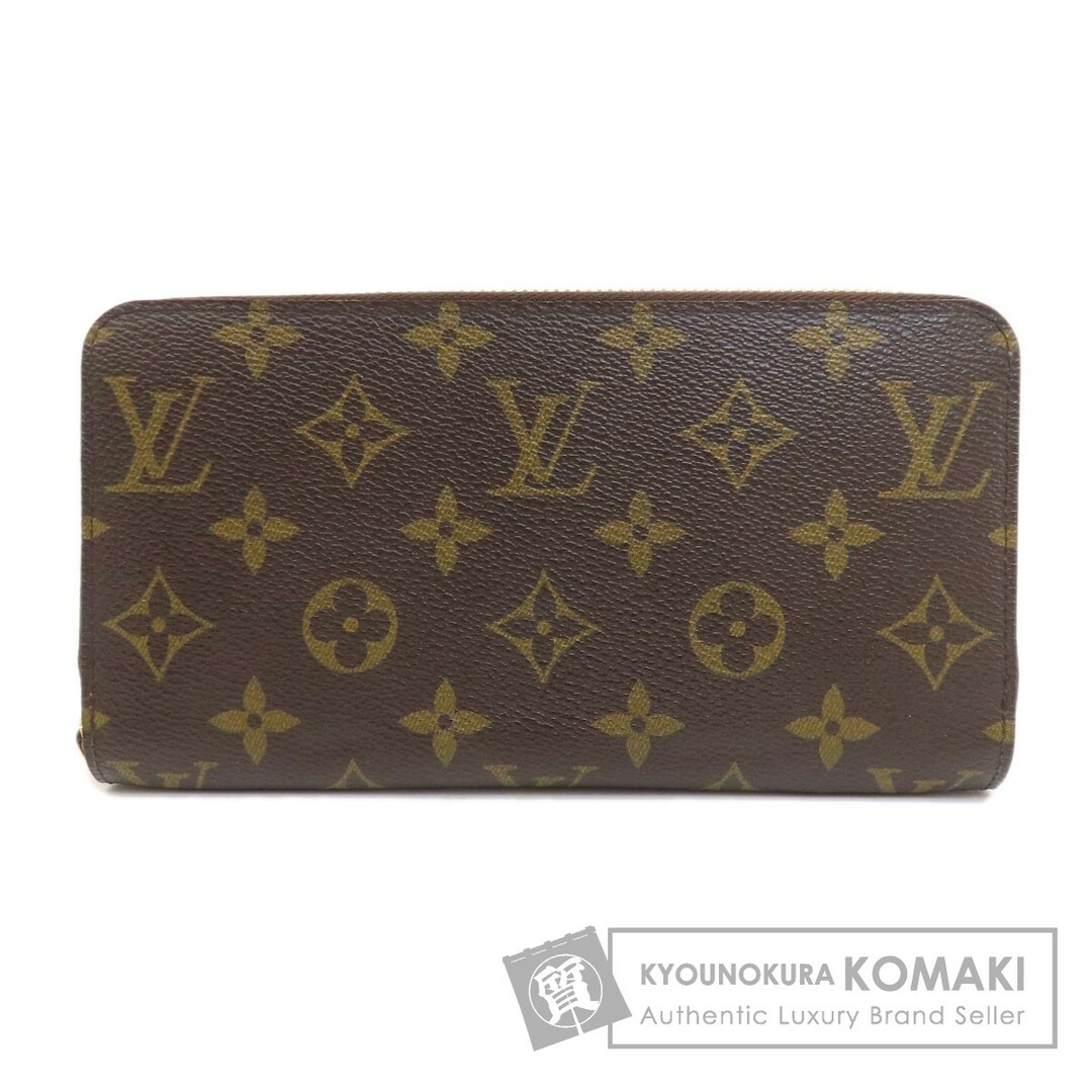 モノグラムブラウン系LOUIS VUITTON M60017 ジッピー・ウォレット 旧 モノグラム 長財布（小銭入れあり） モノグラムキャンバス レディース