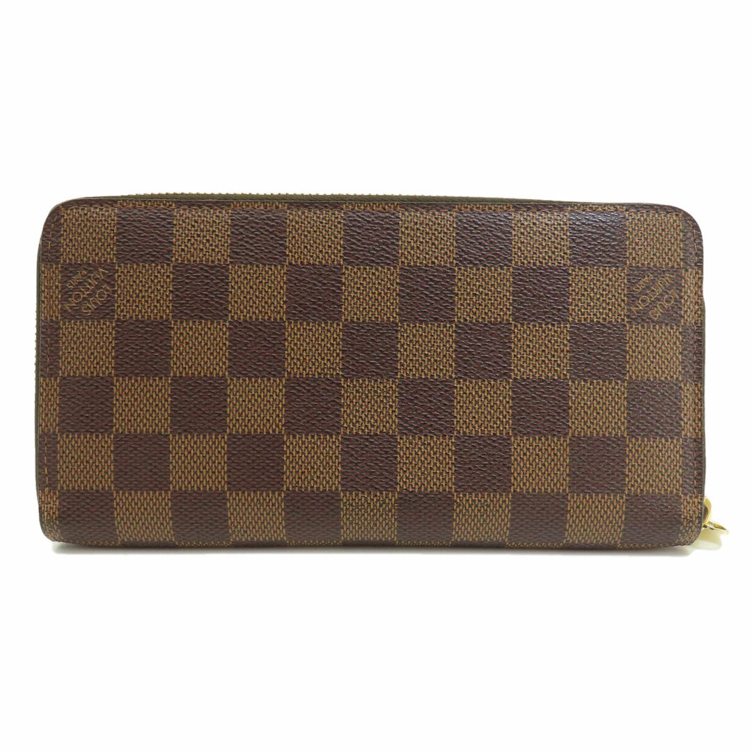 LOUIS VUITTON N ジッピー・ウォレット 旧 ダミエ エベヌ 長財布