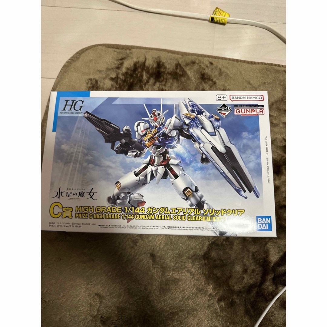 ガンダム一番くじ　D賞　HGガンダムルブリス　ソリッドクリア エンタメ/ホビーのおもちゃ/ぬいぐるみ(模型/プラモデル)の商品写真