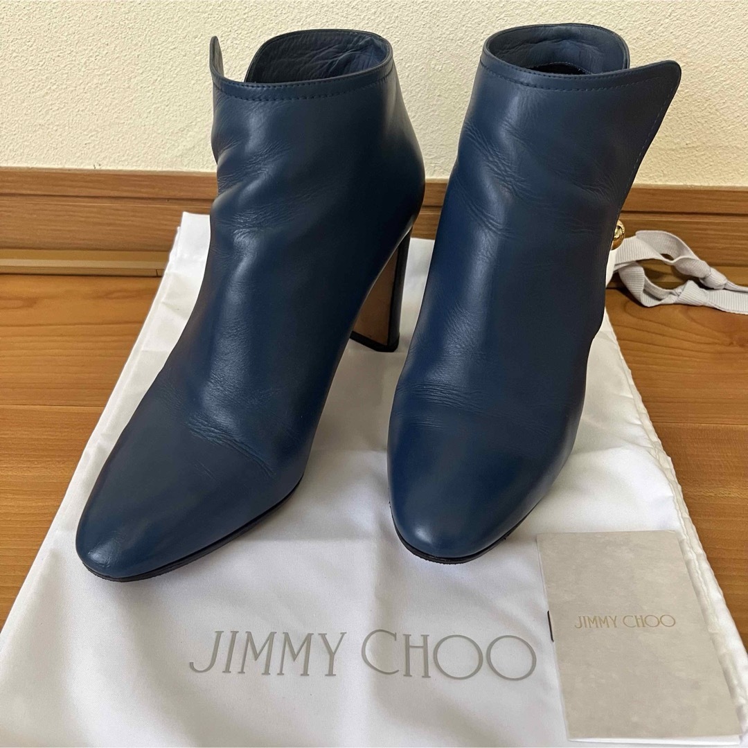 JIMMY CHOO(ジミーチュウ)の【超美品】36.5(23.5-24cm)*ジミーチュウ*ショートブーツ レディースの靴/シューズ(ブーツ)の商品写真