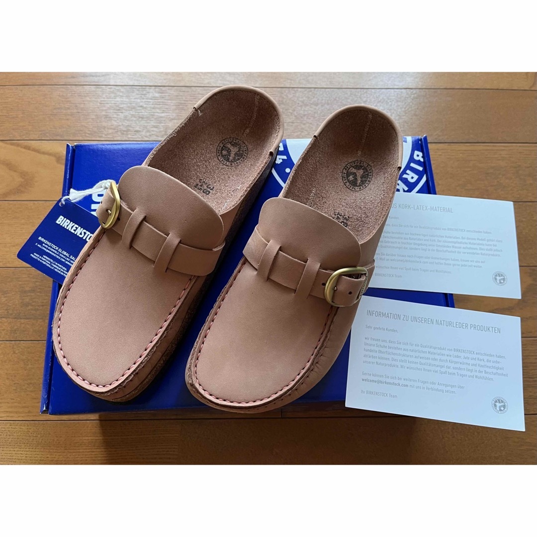 新品 BIRKENSTOCK  バックリー　レザー　サンダル41  26.5cm