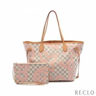 ヴィトン(LOUIS VUITTON) ダミエ・アズール バッグ(ピンク/桃色系)の