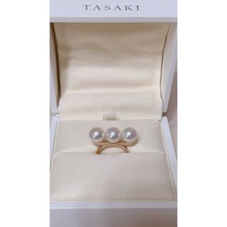 TASAKI ブルーサファイア ダイヤモンド 0.47ct リング K18WG