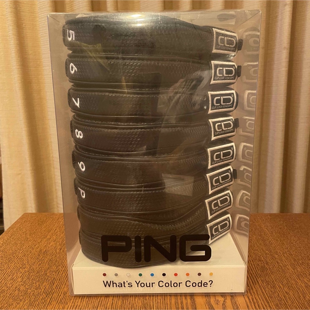 PING ピン カラーコード ブラック アイアンカバー セット HC-C191
