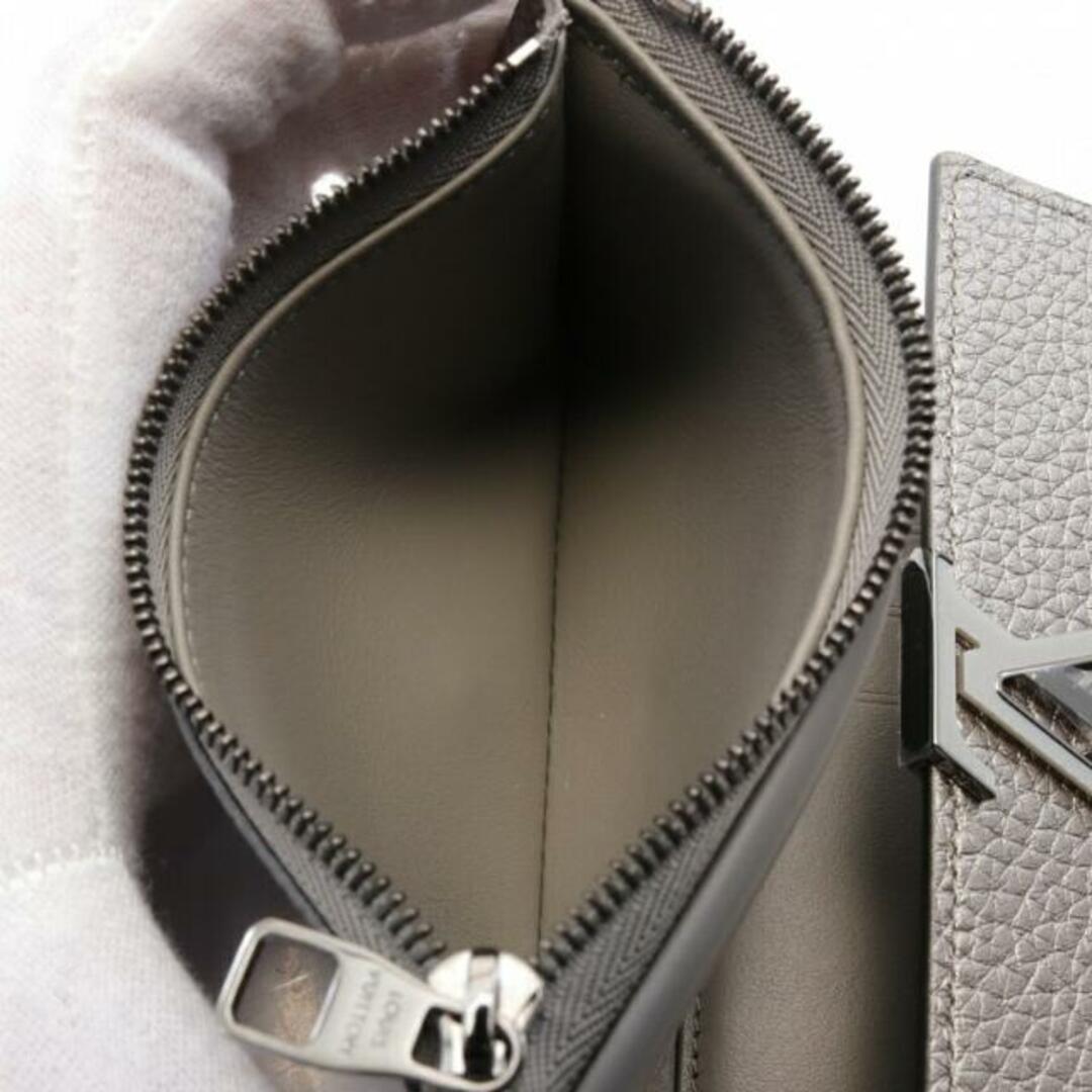 LOUIS VUITTON(ルイヴィトン)のポルトフォイユ カプシーヌ コンパクト 三つ折り財布 レザー グレーベージュ メタリック レディースのファッション小物(財布)の商品写真