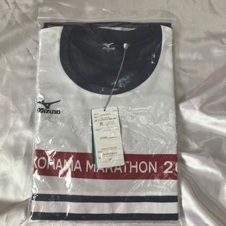 ミズノ(MIZUNO)の⚫︎新品未使用　ミズノ　横浜マラソン　吸汗速乾　Tシャツ　Mサイズ(Tシャツ/カットソー(半袖/袖なし))