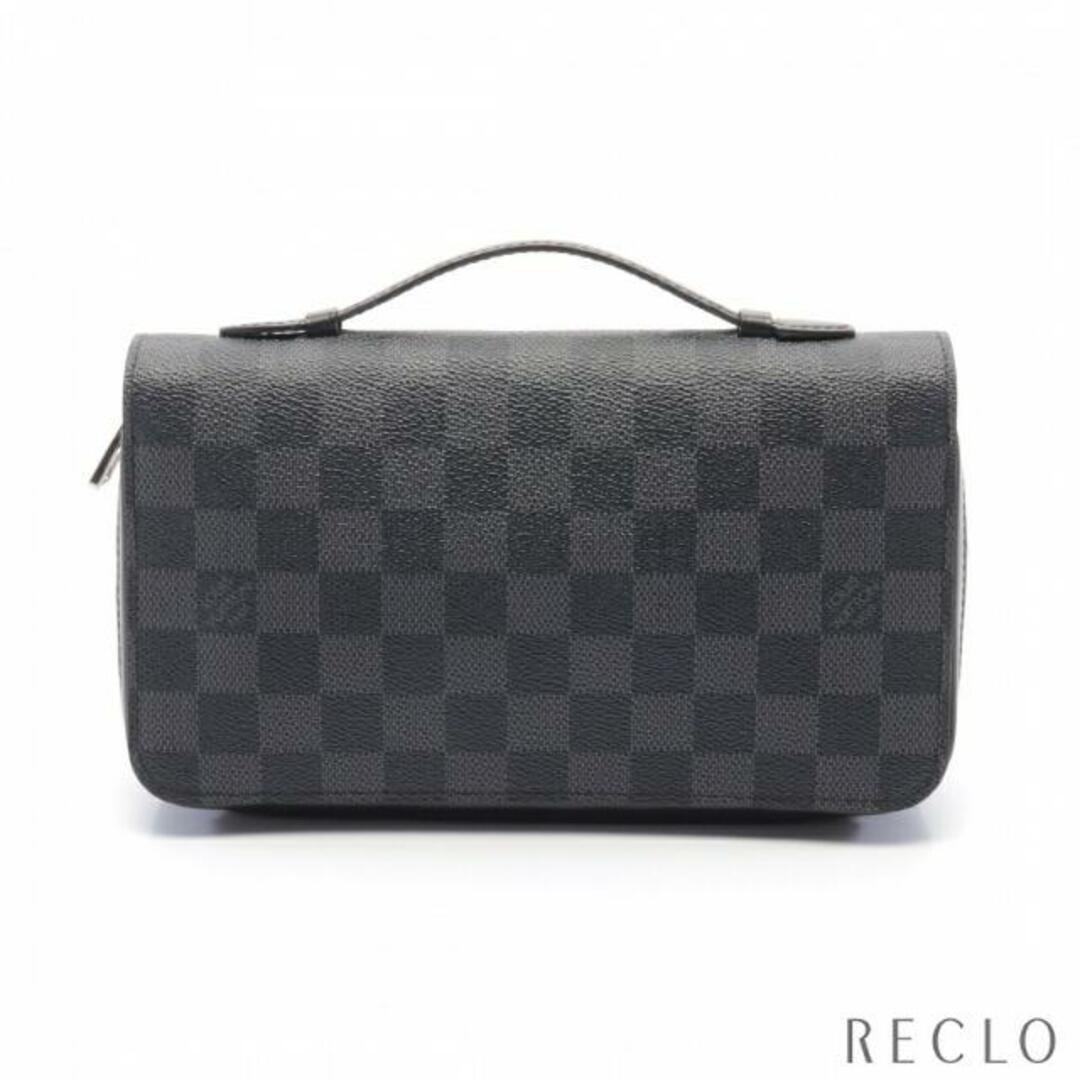 LOUIS VUITTON(ルイヴィトン)のジッピーXL ダミエグラフィット トラベルケース ラウンドファスナー長財布 PVC レザー ブラック メンズのファッション小物(折り財布)の商品写真