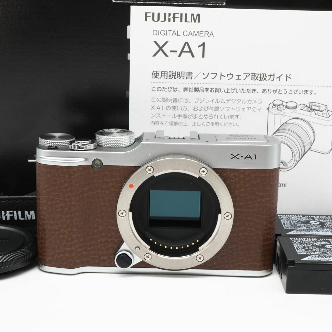 FUJIFILM X-A1 ボディ ブラウン - ミラーレス一眼