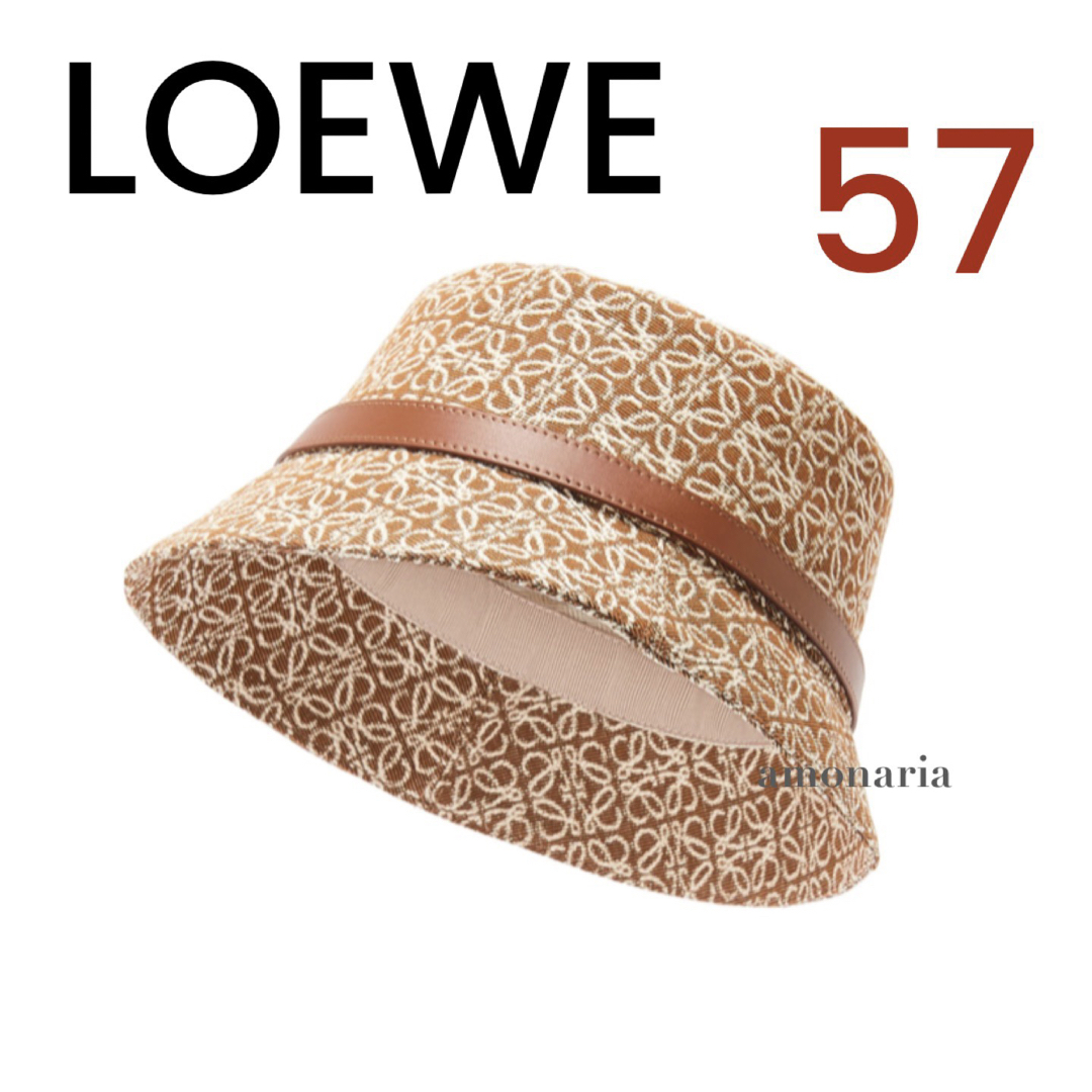 【新品/未着用】 LOEWE アナグラムバケットハット (ジャカード&カーフ) | フリマアプリ ラクマ