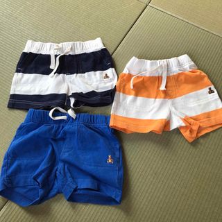 ベビーギャップ(babyGAP)の【60 70 80㎝】ベビーギャップ　半ズボン　まとめ売り　ボーダー　短パン(パンツ)