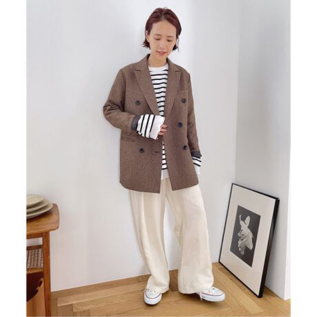 Spick&Span スピック リングツイードダブルブレストジャケット