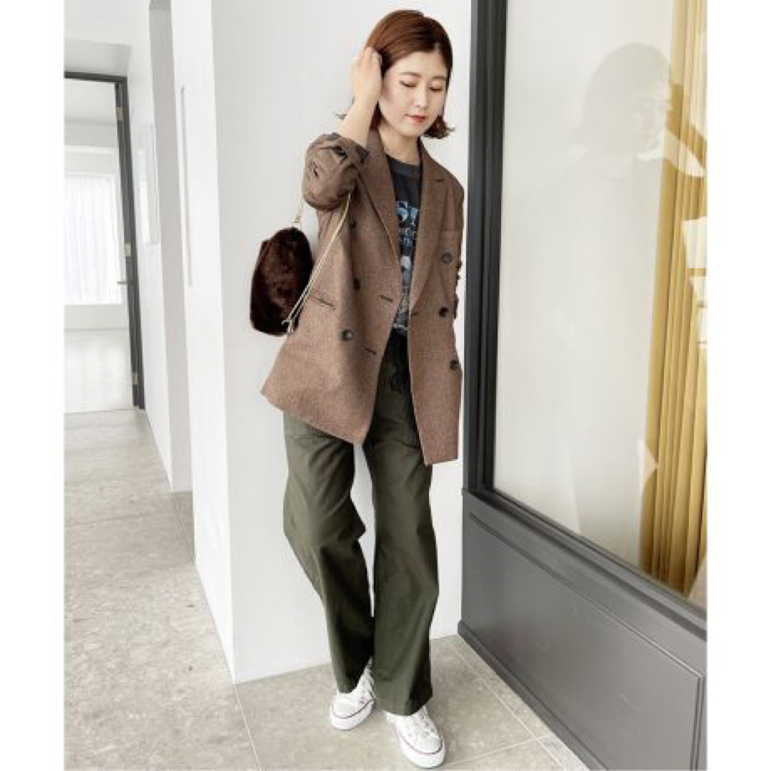 Spick&Span スピック リングツイードダブルブレストジャケット