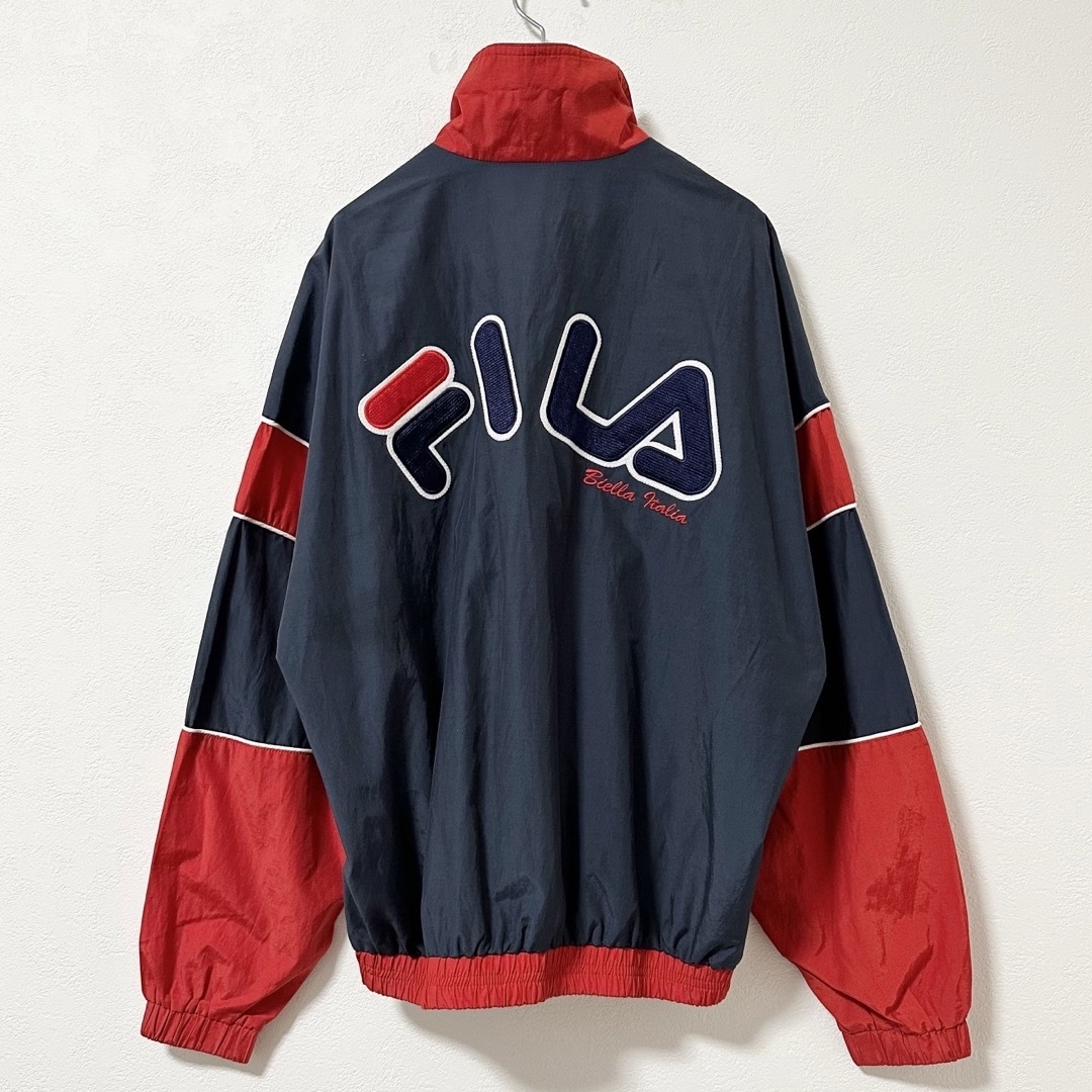 FILA フィラ ナイロンジャケット ハーフジップ プルオーバー