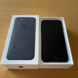 アップル(Apple)の彩様専用 iphone 7  b ブラック mnck2j/aバッテリー交換必要(スマートフォン本体)